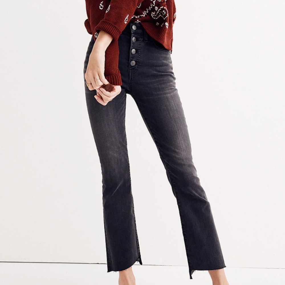 Madewell Cali Demi-boot Jeans, size 25 short